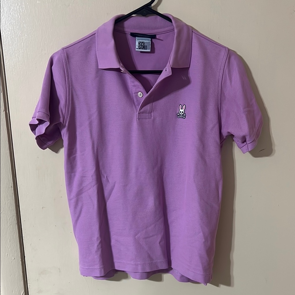 Youth Size L Psycho Bunny Collar Shirt